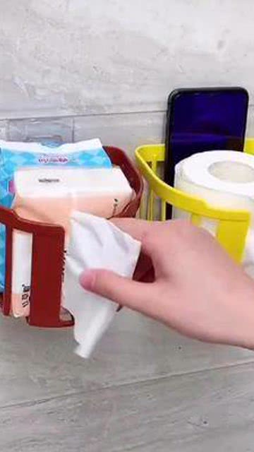 家居收納新選擇 多功能卷紙收納筐，實用好物提升生活品質